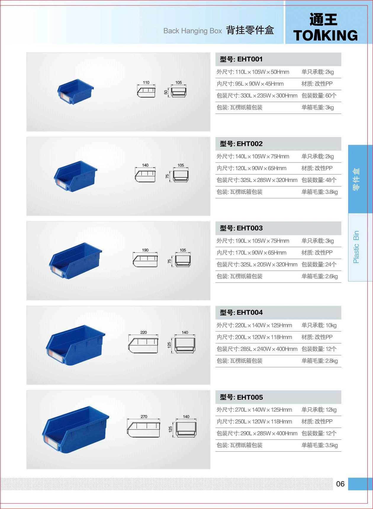 EHT001,EHT002,EHT003,EHT004,EHT005,通王TOΛKING，通王背掛零件盒